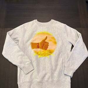 Justin Timberlake The Forget Tomorrow World Tour Thumbs Up Grey Crewneck M